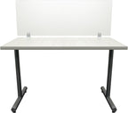OBEX Frosted Acrylic Desk Mounted Privacy Panel by OBEX