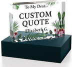 Personalized Gifts, Custom Quote Block Letter Board, Crystal-Clear Acrylic - Image 4