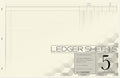 BookFactory Ledger Sheets/Large 5 Column Accounting Ledger Columnar Loose Leaf by BookFactory