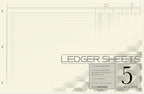 BookFactory Ledger Sheets/Large 5 Column Accounting Ledger Columnar Loose Leaf by BookFactory