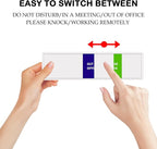 Office Door Sign, Do Not Disturb/Please Knock/Out of Office/in a - Image 4