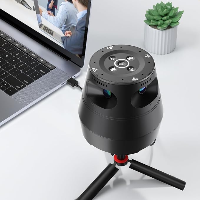 Meeteasy 360 Conference Camera, Immersive Video Conference Experience, Both - Image 6