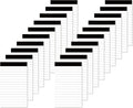 Nichela 20 Pack Small Notepad, 3 x 5 Inch Ultra Quality Note Pads, Server Lined by Nichela