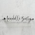 Personalized Office Door Sign, Custom Acrylic Name Plate - Image 2