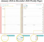 2026 Planner - Planner 2026 from January 2026 - December 2026, Weekly & Monthly - Image 3