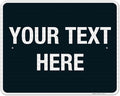 Personalized Custom Black Background Customize by SigoSigns