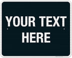 Personalized Custom Black Background Customize by SigoSigns
