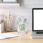 Vgrti Inhale Exhale Repeat Acrylic Cosmetic Pencil Pen Holder Cup, - Image 4
