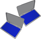 2 Pack Metal Case Stamp Pad Large Size by ZIGEL