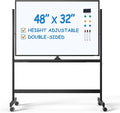 TSJ OFFICE Large Rolling Whiteboard by TSJOFFICE