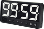 Digital Kitchen Timer with 7.1” Extra Large Display, Rechargeable Magnetic LED by MOSTRUST