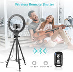 Sensyne 14" Ring Light with Tripod Stand, LED Circle Light with Phone Holder - Image 3