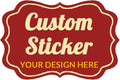 100-500 Pcs Custom Stickers Personalized Labels by Bemumley