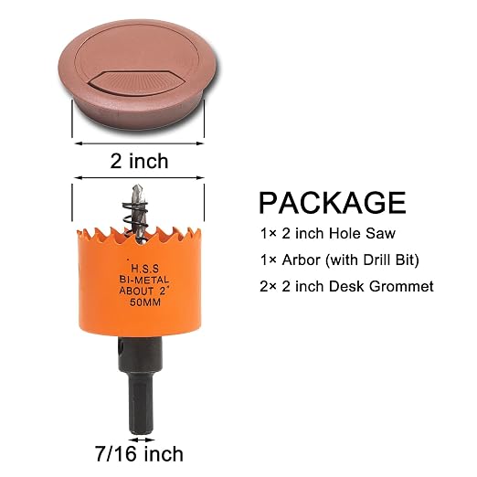 VIKITON Desk Grommet 2 inch - Image 2