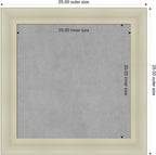 Amanti Art Silver Framed Magnetic Board 25x25 Medium Vision Board - Image 2
