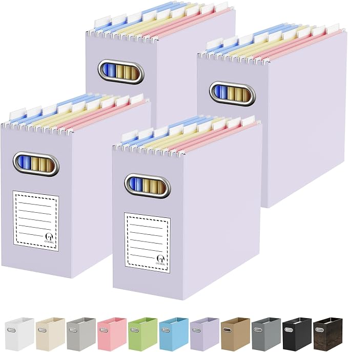 Oterri Cardboard File Organizer Box by Oterri