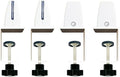 Jhanw Desk Divider Clamp For 1/8" To 0.51" Panel, Adjustable Desk Partition by Jhanw
