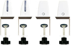 Jhanw Desk Divider Clamp For 1/8" To 0.51" Panel, Adjustable Desk Partition by Jhanw