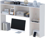 OSCHF Wooden Desktop Hutch Bookshelf by OSCHF