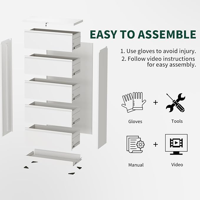 2 Drawer Lateral File Cabinet - Image 9