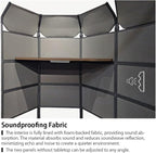 Provour Work Booth, Private Workstation, Room Divider, Office Pod, Acoustic - Image 6