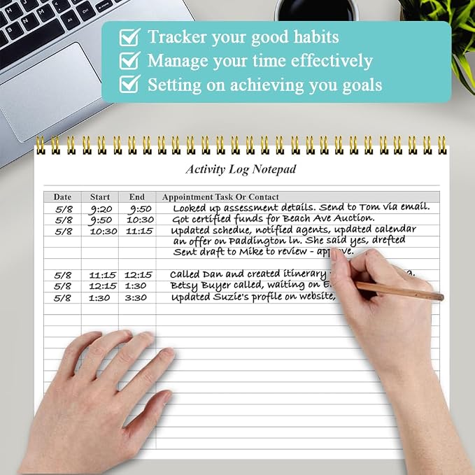 Getvow Activity Log Notepad - Image 2
