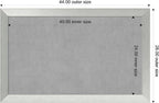 Amanti Art Silver Framed Magnetic Board 28x44 Large Vision Board - Image 3