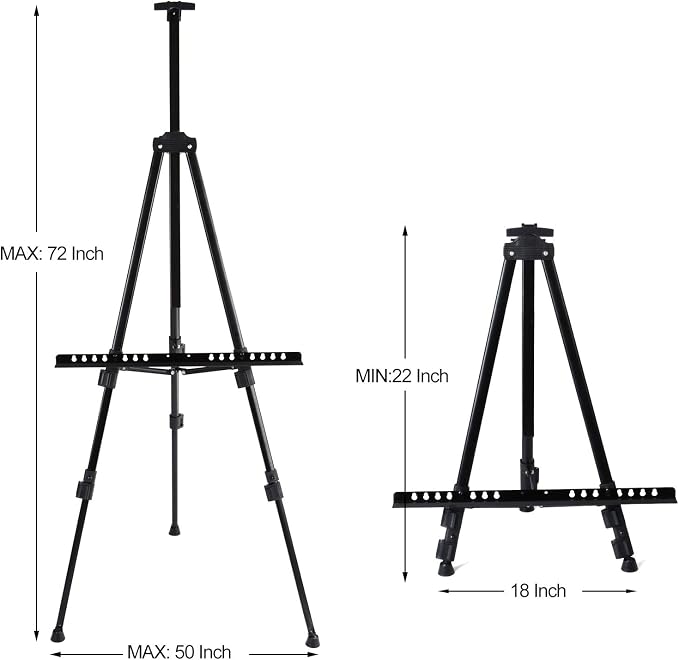 T-SIGN 72 Inches Tall Folding Easel Stand - Image 2