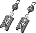 Oaridey 2 Packs Retractable Badge Holders, Heavy Duty Retractable Keychain by OARIDEY