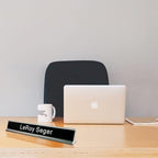 Personalized Name Plate With Wall Or Desk Holder Customized Engraving Sign 1x8 - Image 4