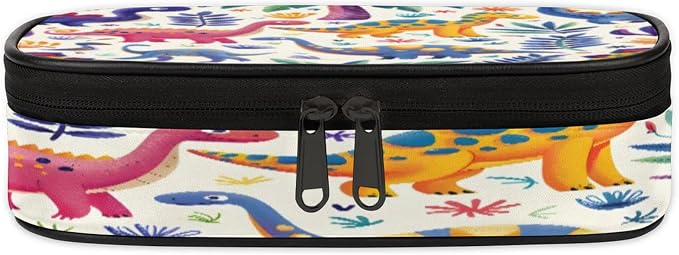 Pardick Pencil Case，Dinosaurs Cute Big Capacity Pencil Pouch Coin Pouch - Image 3