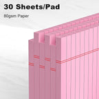 AILZFEI 6pcs Small Note Pad 5x8 College Ruled Pink Legal Pads Paper Notepads 6 - Image 3
