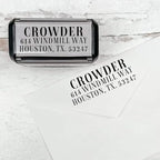 Self Inking Modern Address Stamps | Custom Return Address Stamper by 904Custom