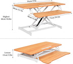 37 Inch Standing Desk Converter - Image 6