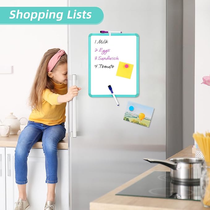 VUSIGN Small White Board Dry Erase, Mini Whiteboard - Image 2