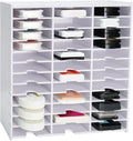 Krafetto 36 Grids Ink Pad Storage Rack, Wall-mountable Stamp Pad Organizer by Krafetto