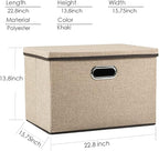 PRANDOM Extra Large Collapsible Storage Bins - Image 4