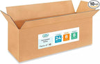 Long Moving & Shipping Boxes 24x8x8 inches by IDLPackaging