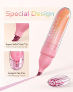 Four Candies 8 Pcs Highlighters Assorted Colors, Cute Pastel Highlighter Set - Image 3