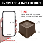 MXMZHXU Bed Risers 2 inch, 3 inch, 4 inch, 6 inch or 8 inch Heavy Duty - Image 2