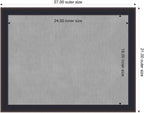 Amanti Art Black Framed Magnetic Board 21x27 Medium Vision Board - Image 2