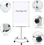 BIBOC Mobile Dry Erase Board – 36x24 inches Magnetic Portable Whiteboard Stand - Image 3