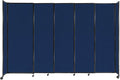 Versare Straightwall Sliding Portable Wall Partition | Freestanding Office by VERSARE
