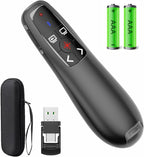 Presentation Clicker with Case Storage, Wireless Presenter Remotes with USB-A&C by Unknown