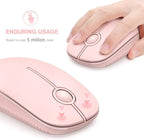 VssoPlor Wireless Mouse, 2.4G Slim Portable Computer Laptop Mouse - Image 3