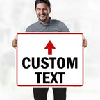 Custom Arrow, Custom Directional Sign, Up Arrow, 24x30 Inches, 55 mil thick - Image 2