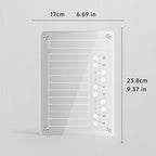 NiHome Acrylic Magnetic to Do List Planning Board - Image 2