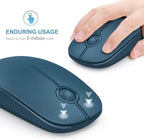 VssoPlor Wireless Mouse, 2.4G Slim Portable Computer Laptop Mouse - Image 3