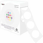 PARLAIM 3/4 Inch Roll Color Coding Labels, 1000 per Roll Round Permanent by PARLAIM