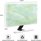 Baocicco Sage Green Marble Waterproof TV Dust Cover 65 Inch Anti-Static - Image 2